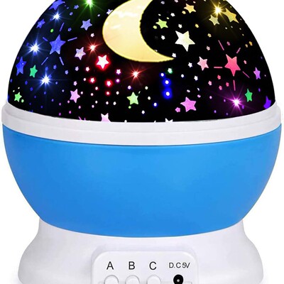 LED星空灯 七彩梦幻自动旋转USB星空灯 氛围投影灯 USB星空投影