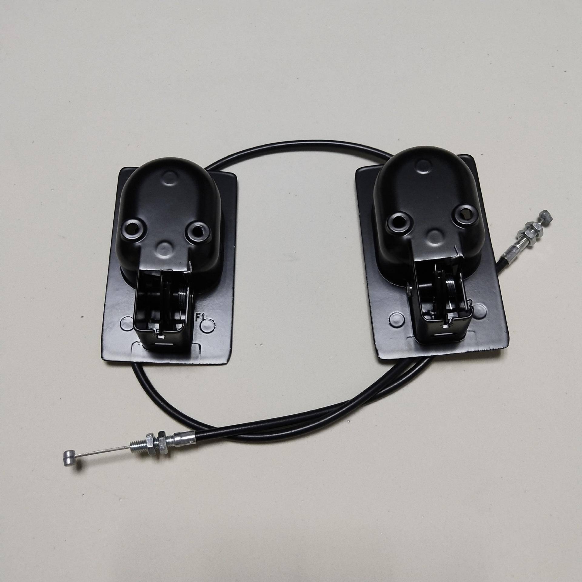 户外家具沙发座椅合金开关扣手黑色电镀五金配件厂家供应定藤编