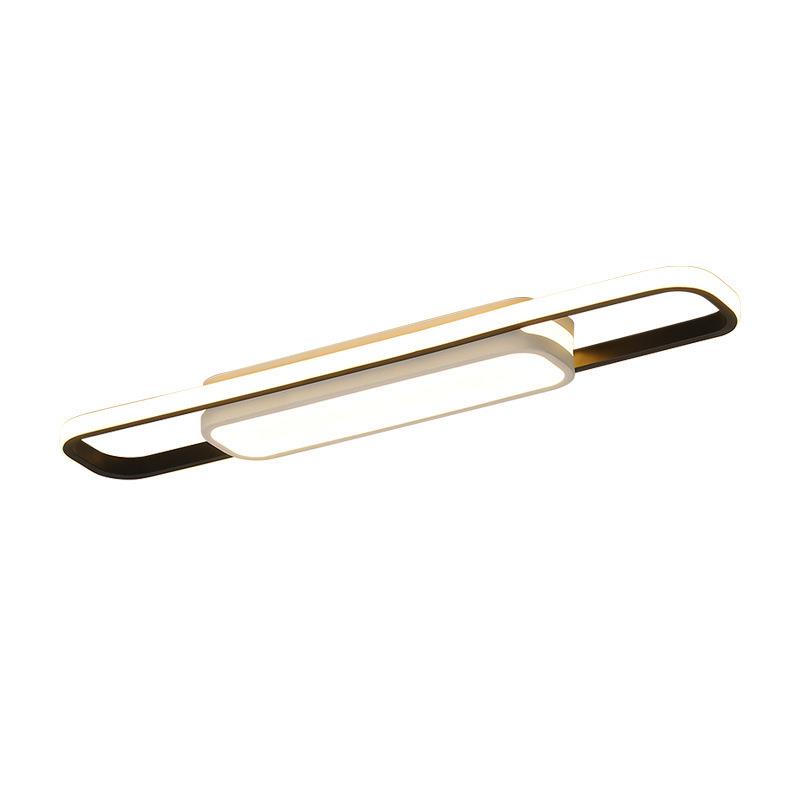 雷达人感应长条过道灯走灯现代简体约入户顶玄关733廊门厅灯阳台