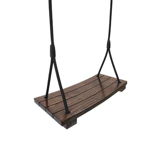 实木秋千碳化防腐木质儿童成人户外家用庭院装饰弯板曲面秋千