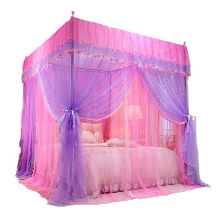 夏季公主风落地蚊帐三开门加密加固床幔蚊帐纱帐单双人儿童床,床上用品,蚊帐,淘宝优惠券,粉丝福利购,淘宝优惠卷