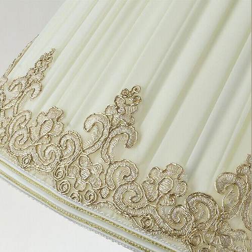 蕾丝布艺床头台灯卧室酒店灯罩专用台灯落地灯大灯罩厂家直销