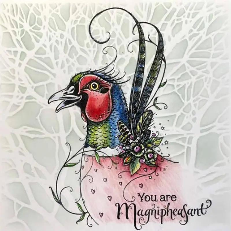 跨境亚马逊1件纹理模板DIY绘本油画棒镂空pet塑料白色画画模版