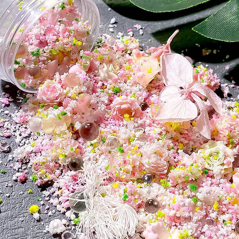 超仙手账树粉复古艺术垃圾杂志仿真花草组合手帐花草模拟树粉装饰