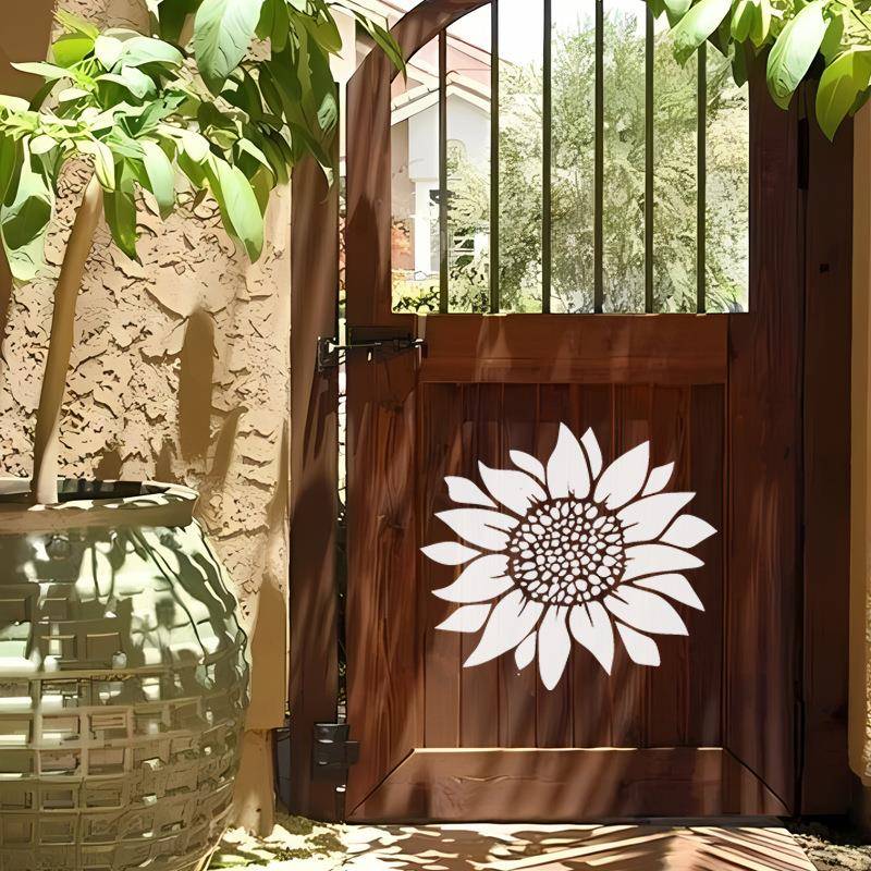 跨境亚马逊原创新款6件向日葵绘画模版主题模板DIY主题个性创意