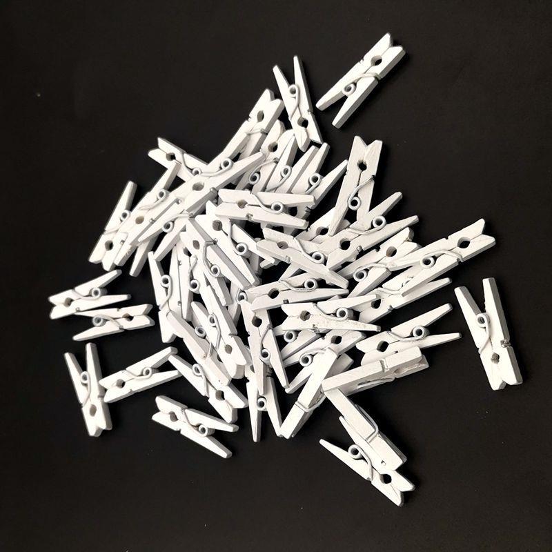 原木色木夹子手工装饰diy照片夹木质夹子便签小夹子本色复古夹子