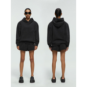 连帽斜肩结构长卫衣 inc 年终巨惠 handless