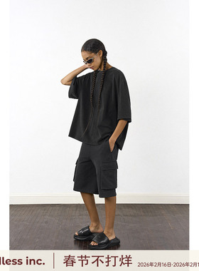 handless inc 欧美街头圆领宽松系列T