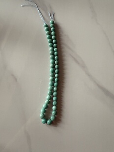 天然天河石手链女款单圈手机串饰品/有莲花.元宝寓意连年有财