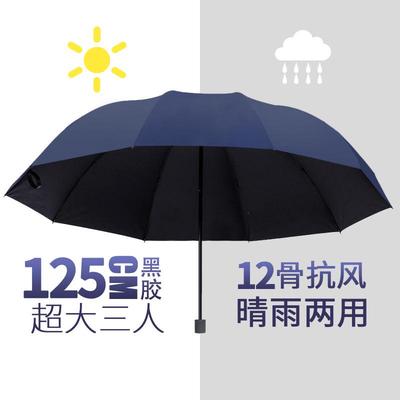 32骨手动雨伞大号加固加厚结实抗风遮阳伞男太阳伞防晒防紫外线女