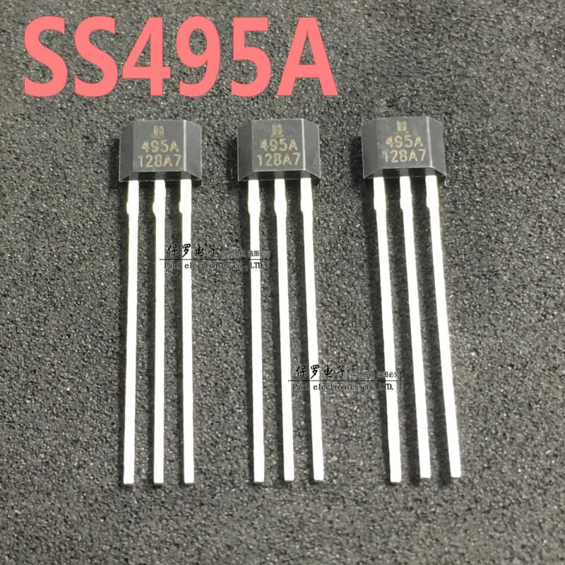 线性霍尔传感器 SS495A1 SS495A 丝印95A 直插 495A 霍尔元件