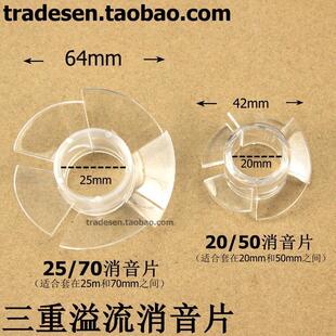 鱼缸下水管静音器出水口消音神器水族箱配件底滤单独消声条降噪片