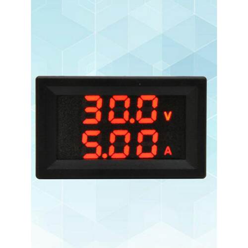 桂辰 BY325 直流双显电压电流表LED数显表头DC0-50V 10A 50A 100A
