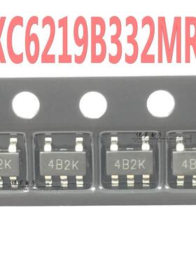 低压差线性稳压器 XC6219B332MR 3.3V 丝印4B2K LB2K SOT23-5贴片