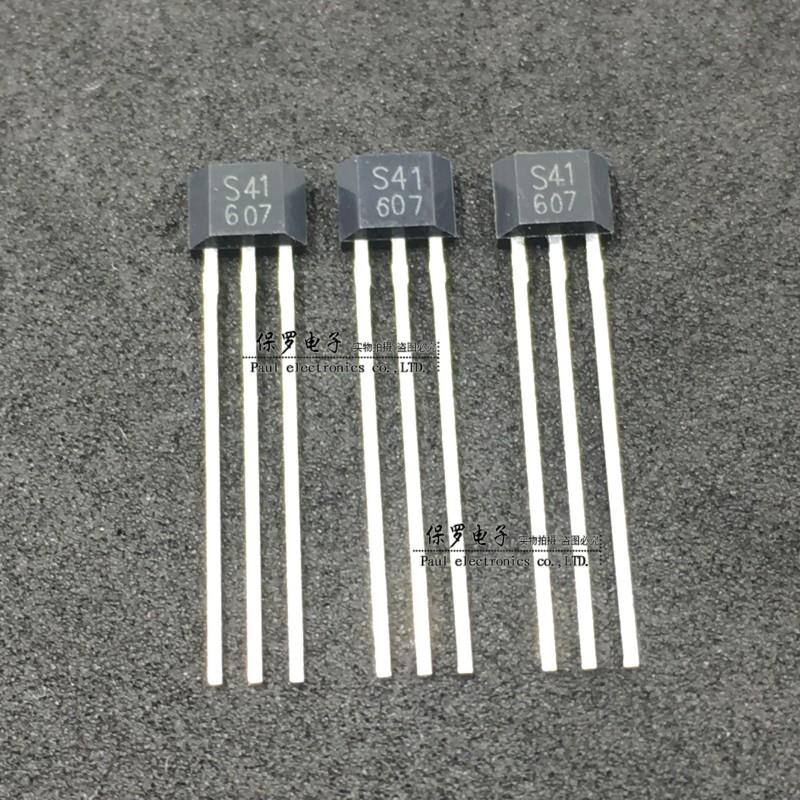 SS41 SS41F 丝印S41 双极性锁存霍尔元件 TO-92S直插 霍尔传感器