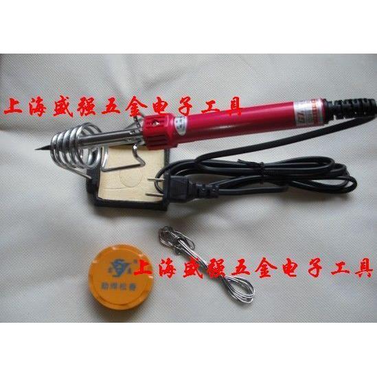 黄花外热式30W电烙铁 烙铁架 松香 焊锡丝 高温海绵 组合5件套