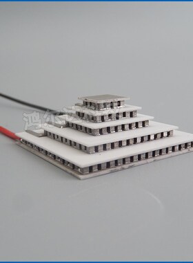 五层制冷片TEC5-25404、4A、15V 温差100度五级半导体制冷片40*40