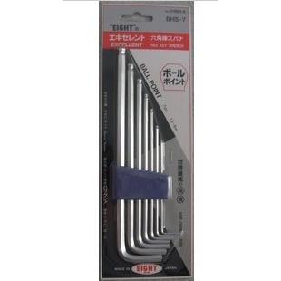 日本百利EIGHT BHS-8 公制 球头内六角扳手 1.5-6mm