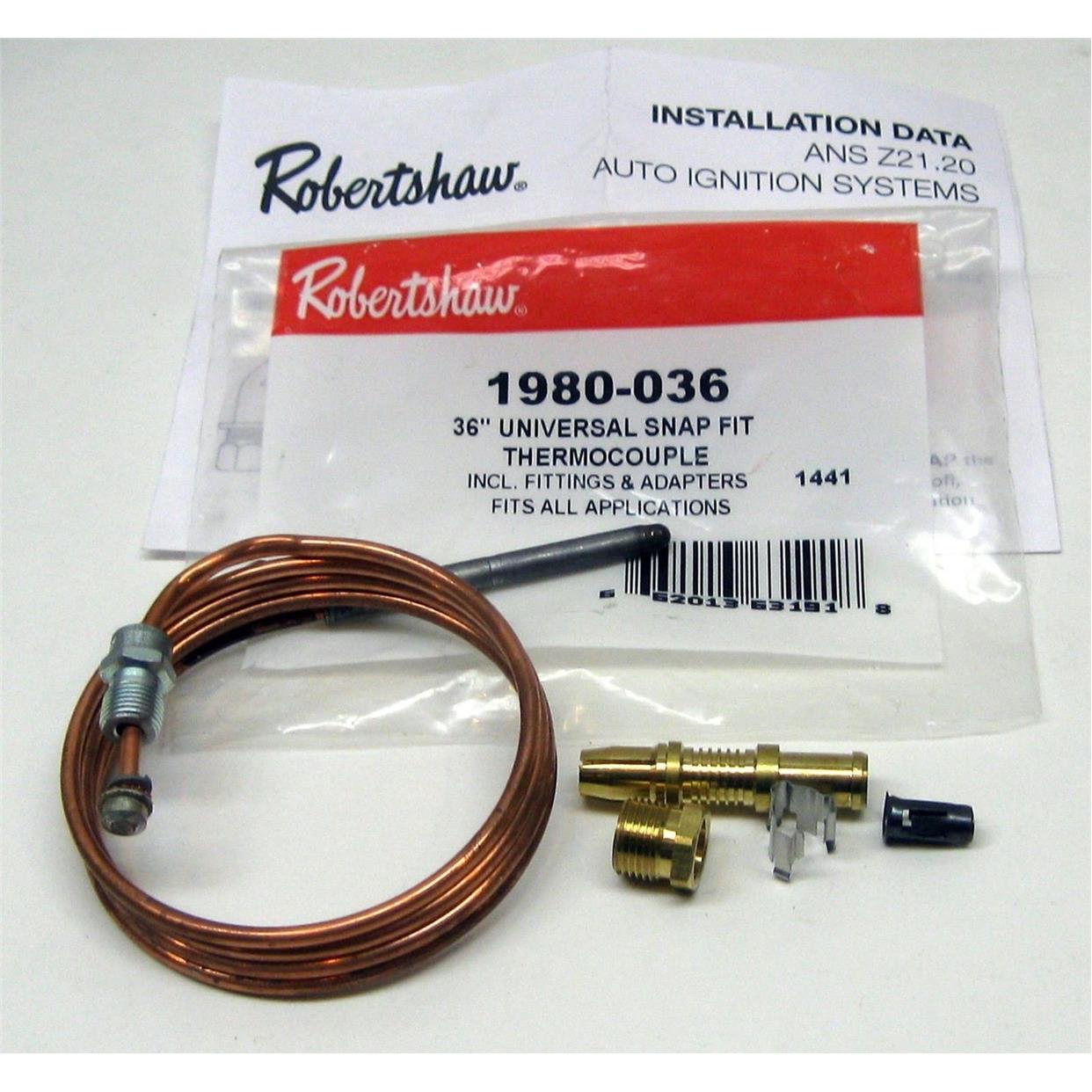 和泰Power Flame雄劲炒炉烤鸭炉安全制热电偶Robertshaw1980-036