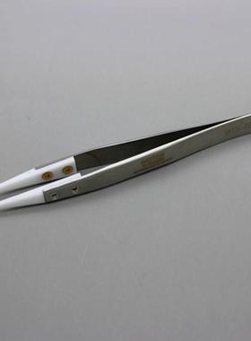 卫特斯WTS-72MZB尖头白色陶瓷可换头镊子 耐热酸绝缘陶瓷镊子