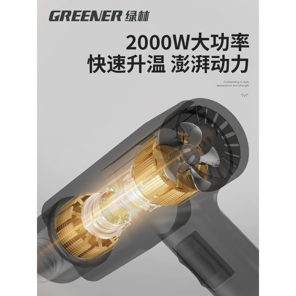 绿林热风枪塑料焊枪小型工业级大功率风枪烤枪贴膜专用封膜美缝机