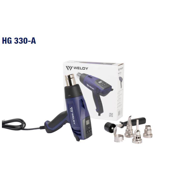 莱丹威迪WELDY汽车贴膜热风烤枪HG330-A数显调温控制塑料焊机轻巧