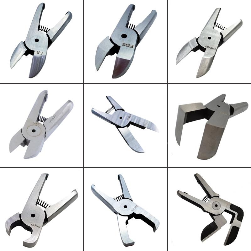 FD5气动剪刀刃口F5CTL顶切头F9PS平头F20150加长斜头F3塑胶剪切F1