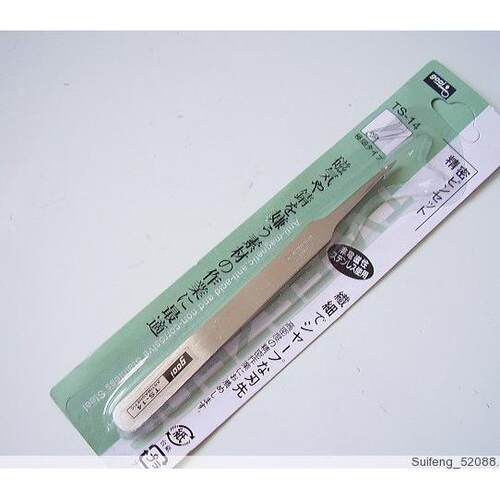 gooi不锈钢镊子  加厚不绣钢镊子TS-14 细尖头镊子