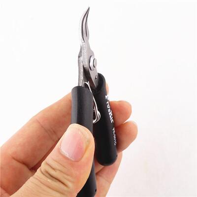 台湾宝工1PK-501C斜尖嘴迷你不锈钢掌心无牙弯嘴钳(100mm)弯口钳