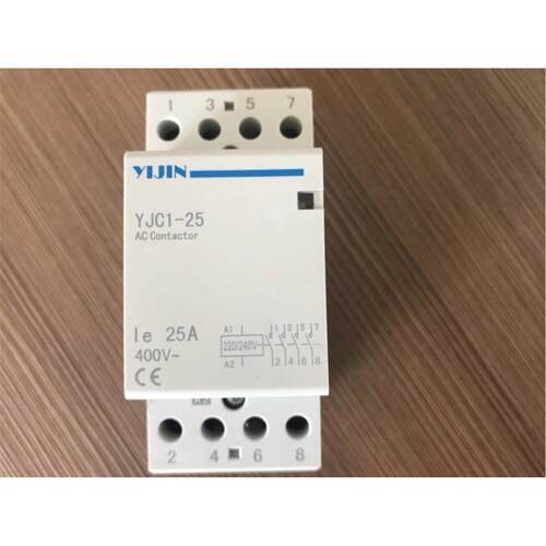 一锦家用交流接触器220V导轨式NCH8YJC1-20/20 20A40A63A常开常闭