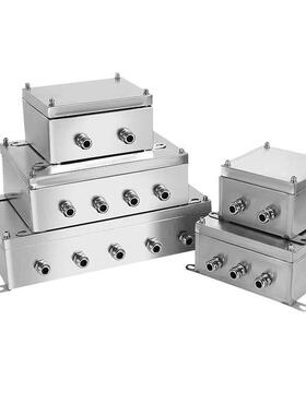 304不锈钢室外防水分线盒316L201户外三防UK端子箱接线箱接线盒