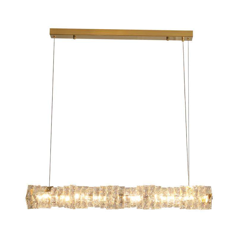 轻奢水晶餐厅吊灯现代简约饭厅餐桌椅子长条奢华设计师款吧台灯具,家装灯饰光源,智能吊灯,淘宝优惠券,粉丝福利购,淘宝优惠卷