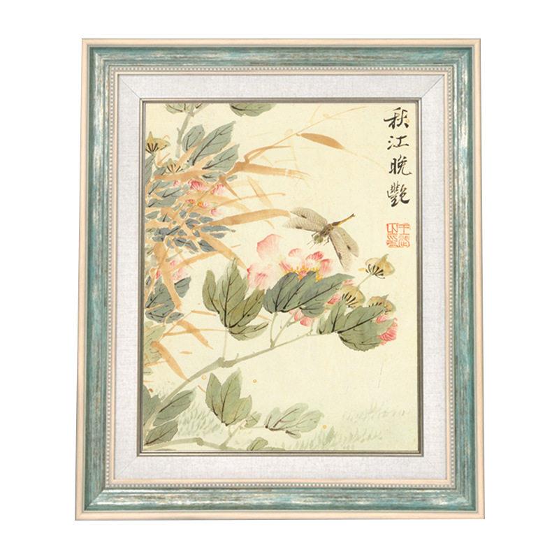 美式法式欧式中古裱画框线条油画a3diy正方形拼图a4复古相框挂墙