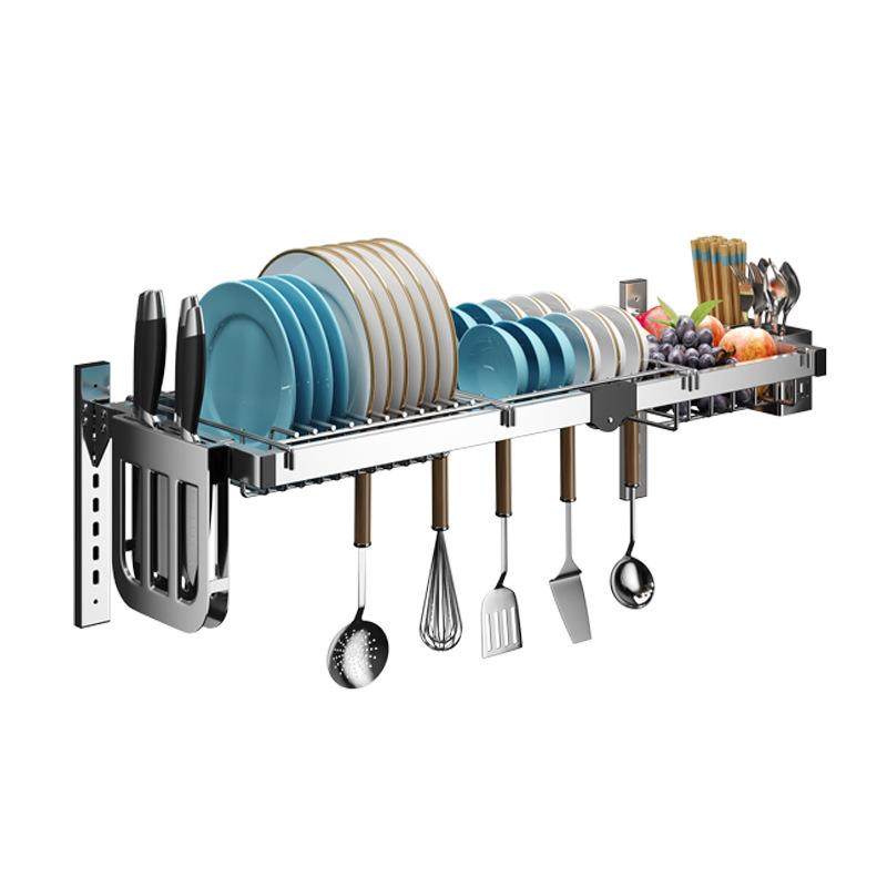 可伸缩厨房置物架水槽沥水架洗碗槽碗碟盘收纳架不锈钢壁挂免打孔,厨房/烹饪用具,抹布架/厨房清洁收纳架,淘宝优惠券,粉丝福利购,淘宝优惠卷