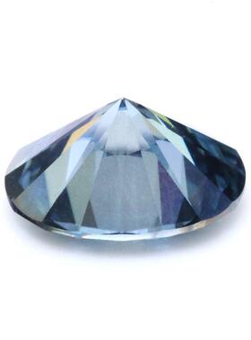 坦桑蓝色莫桑形钻彩色蛋/XLZML001莫桑.裸石12/3/05克拉测钻笔