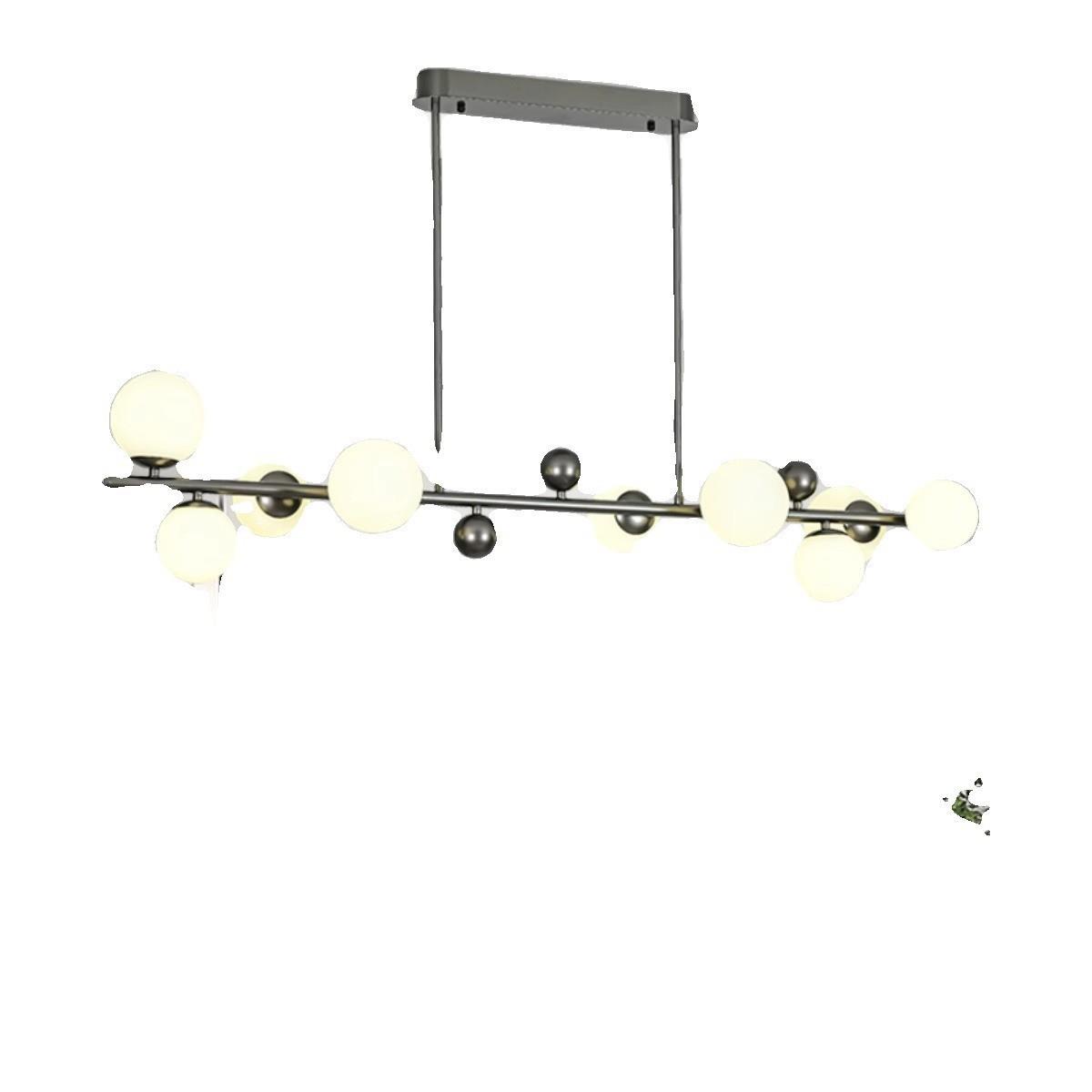 意式简约客厅魔豆吊灯北752欧计师环球圆形一字长条餐款厅卧设室