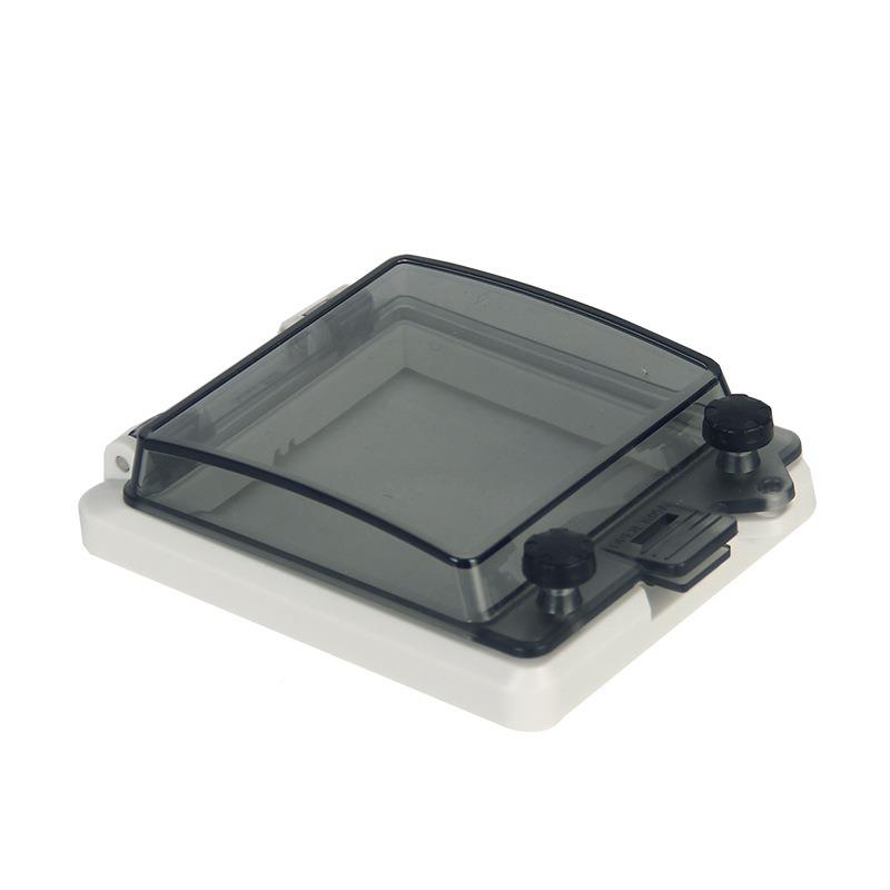 明空开保护罩装断路防水按2位窗口钮透明防水器窗视窗空开保护罩