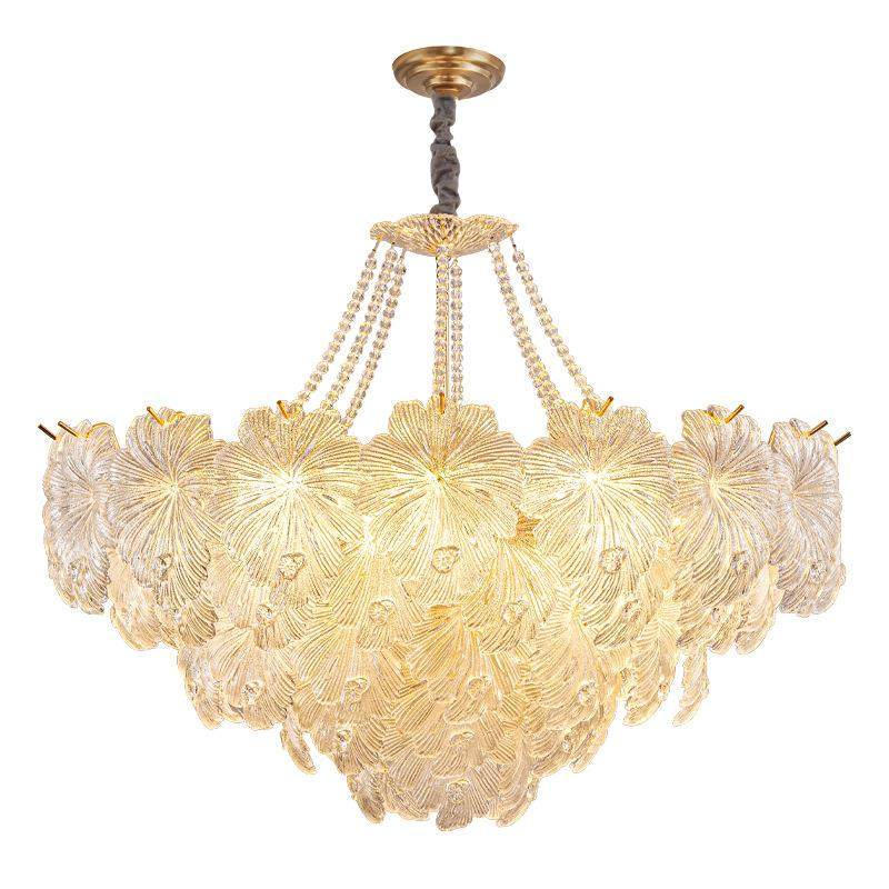 法式吊灯客厅灯轻奢水晶玻璃餐厅灯高级感奶油风大厅吊灯护眼吊灯,家装灯饰光源,智能吊灯,淘宝优惠券,粉丝福利购,淘宝优惠卷