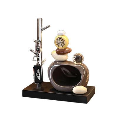 来石运转钥匙纳玄关摆件入收视户欢迎回VZM家客厅电柜酒柜家居装