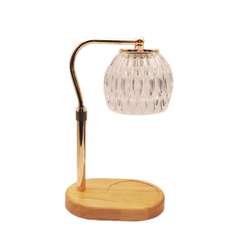 床头玻璃灯罩台灯融古蜡灯ins复温馨卧室光小夜灯头床灯礼物融烛