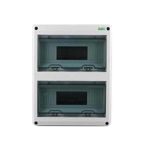 HT24照明配电箱塑料明装空开箱室外回路配电箱PZ30空气开关盒家用