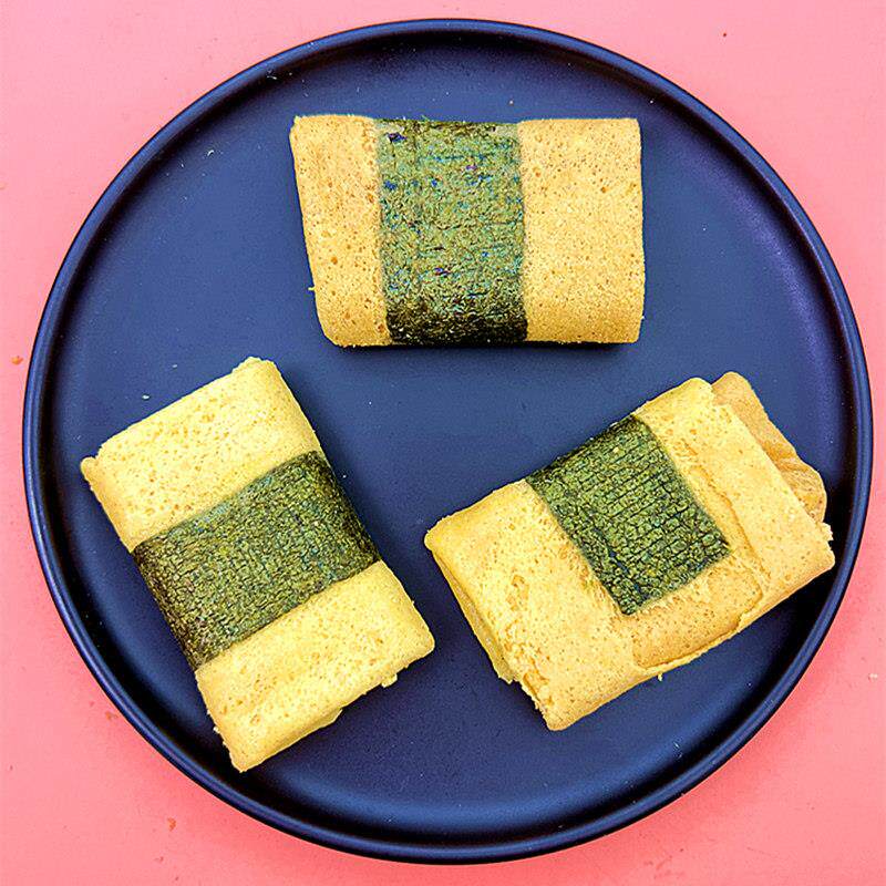 彩虹日记海苔鸡蛋卷饼干散装喜饼结婚庆伴手礼点心独立小包装零食图片