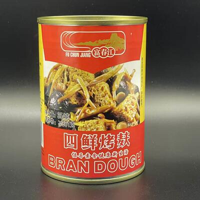 【杭州富春江四喜烤麸】下饭即食原味素菜面筋罐头下饭菜熟食特产