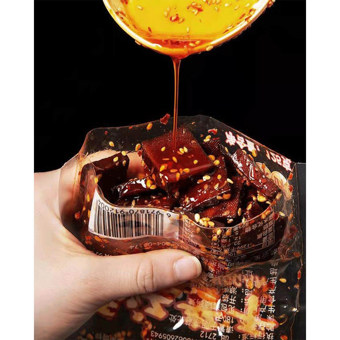 长寿人家平江豆干小吃零食香辣酱干柴火干湖南特产辣味豆腐干辣条