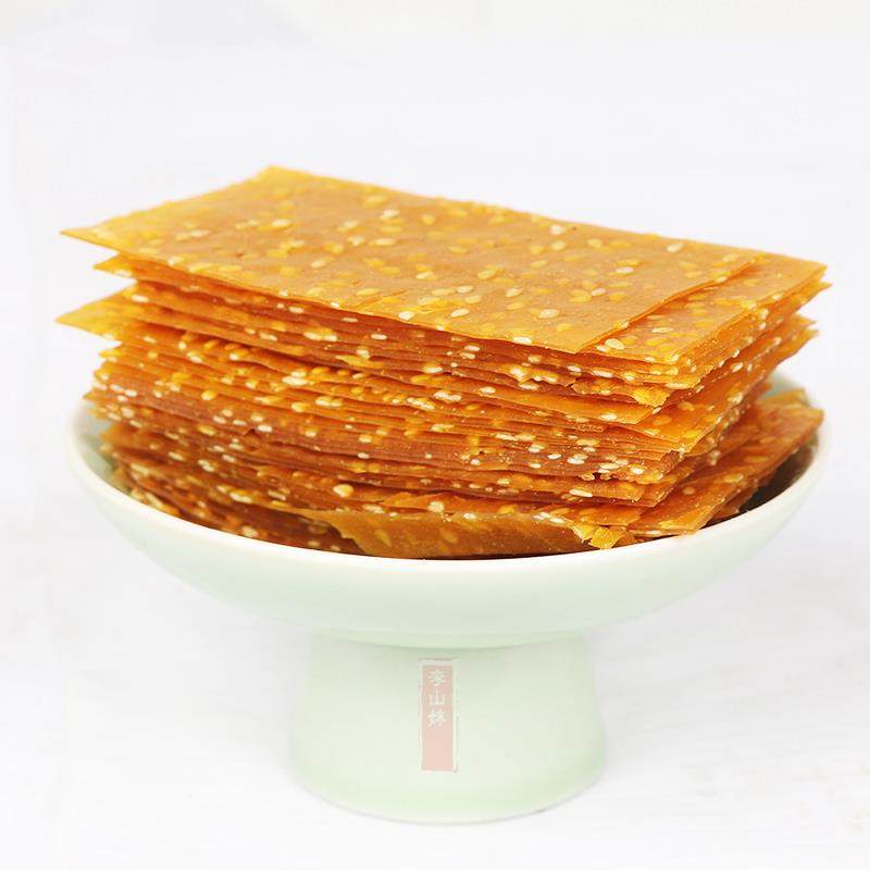 红薯片干湖南特产芝麻零食小吃番薯皮苕片天然非油炸地瓜干250克