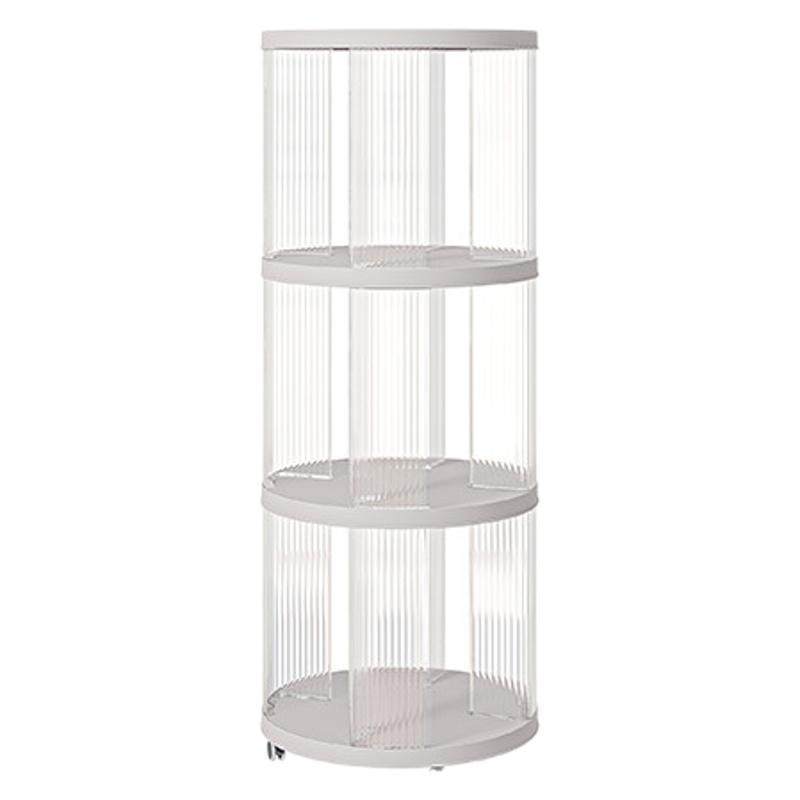 360度旋转书架透明书柜儿童绘本收纳架家用学生简易万向轮置物架,收纳整理,书桌收纳置物架,淘宝优惠券,粉丝福利购,淘宝优惠卷