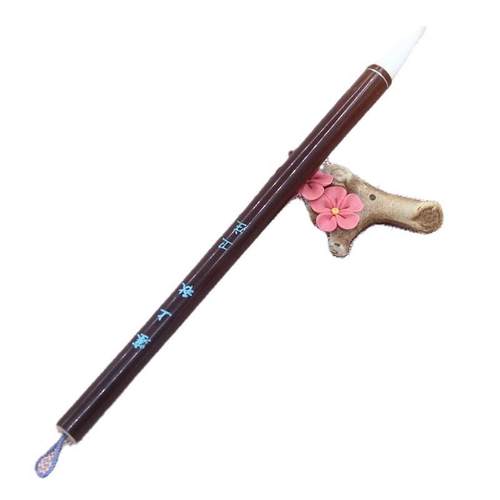 出峰3.4CM中楷兼毫毛笔颜楷隶书行书书法练字专用毛笔