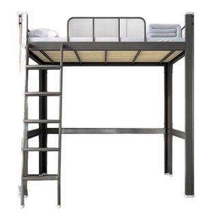 大学生宿舍上床下桌带衣柜组合上下铺公寓床员工寝室高架床铁艺床