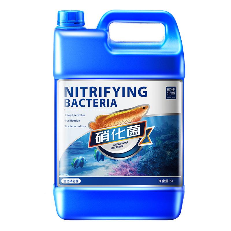 疯狂硝水草5L水化细菌水族质用品鱼缸用养鱼用5L硝化细水稳定净剂