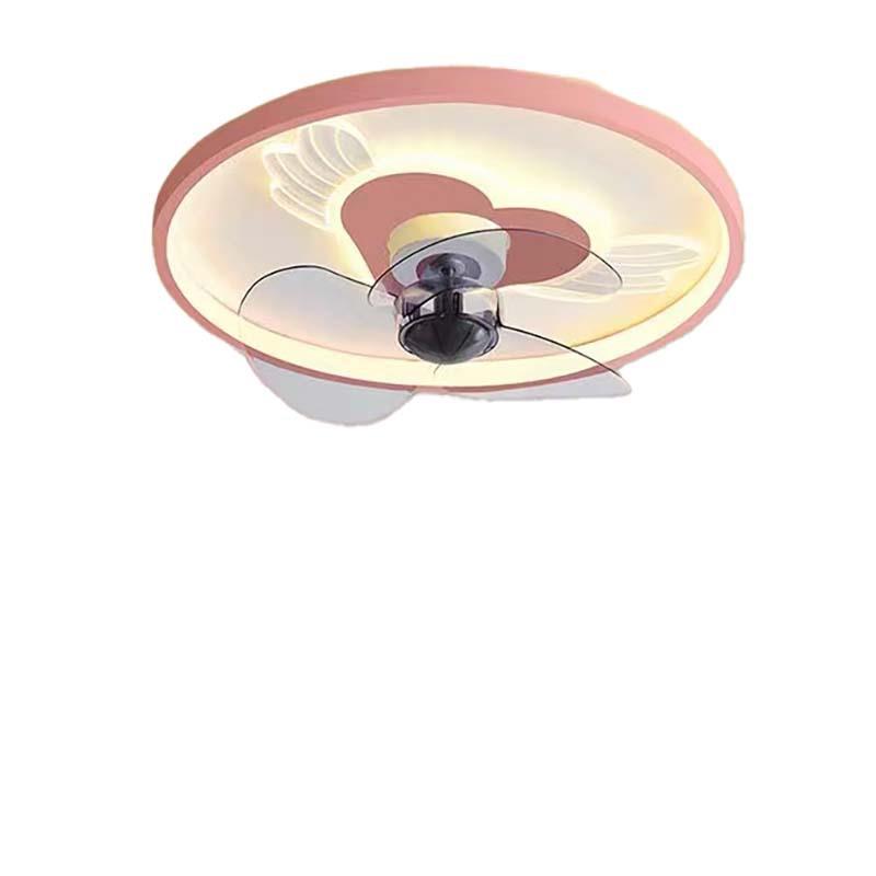 餐现代简约吸顶风扇灯室儿童卧吊灯厅客厅书房灯智扇能电风扇轻奢